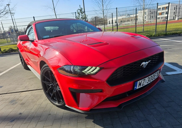 ford Ford Mustang cena 155545 przebieg: 37300, rok produkcji 2019 z Warszawa